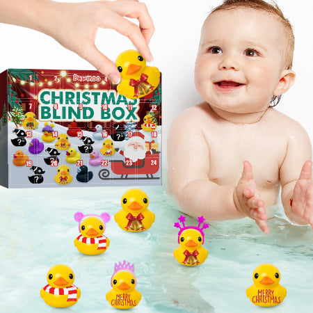 Christmas Rubber Duck Advent Calendar - 24 Surprise Toys