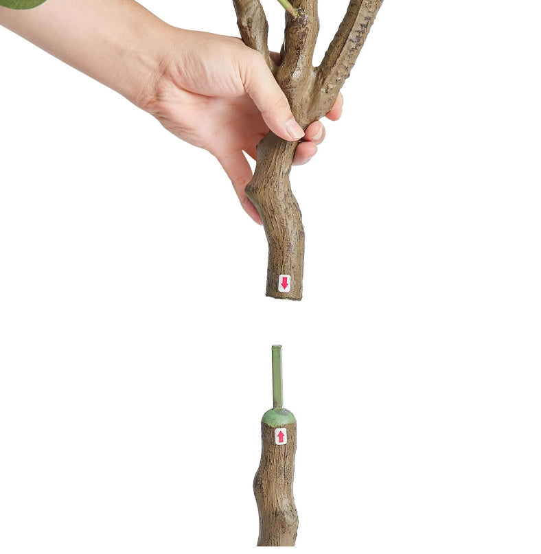 6 FT Tall Artificial Eucalyptus Tree - Lifelike Faux Plant