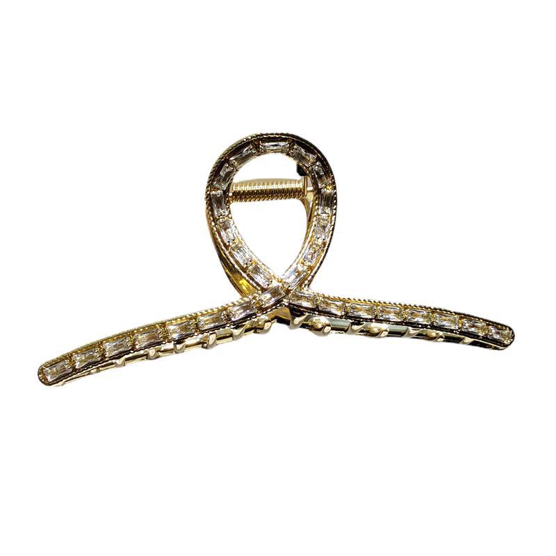 Crystal Metal Hair Clip - Diamond