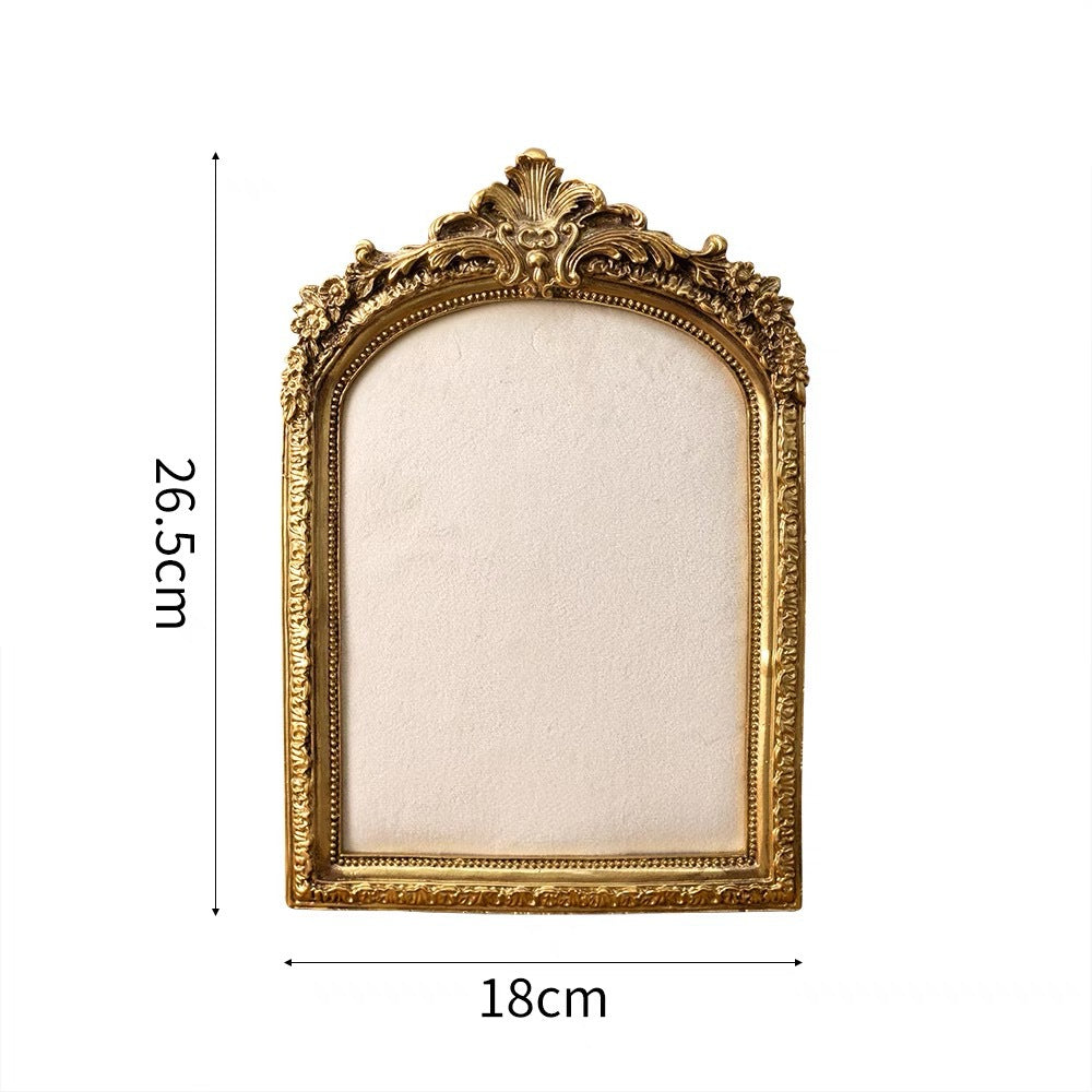 Vintage Photo Frame Jewelry Stand Shooting Prop - Home Storage Organizer