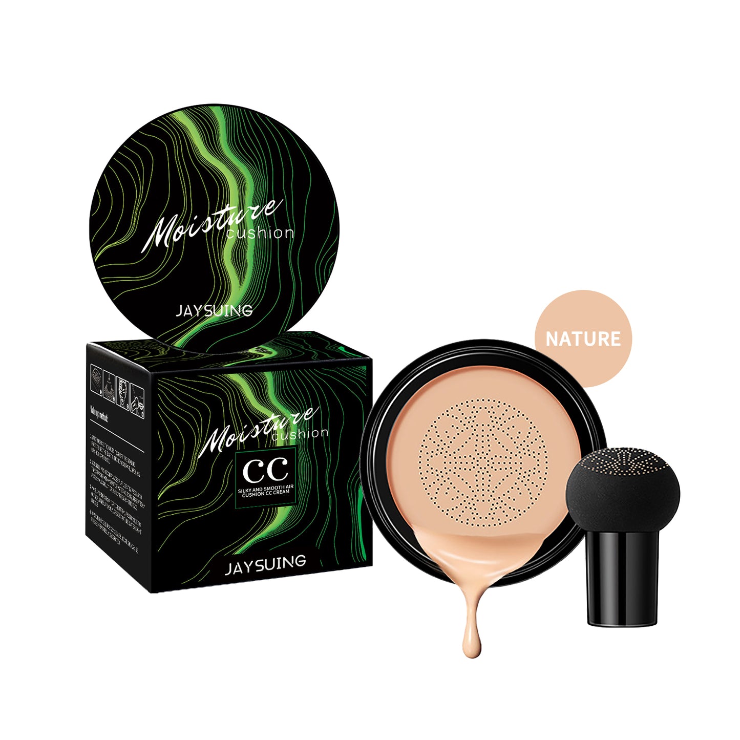 Mushroom Head Air Cushion Foundation - Natural Coverage Concealer
