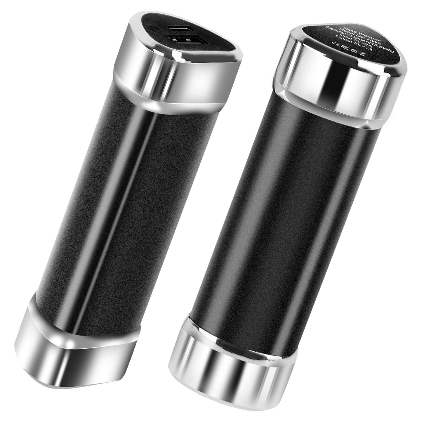 2-Pack Magnetic Hand Warmers & Power Bank with 3 Heating Levels