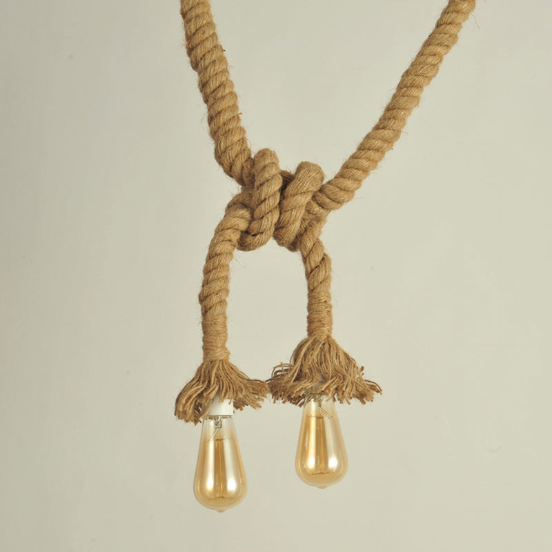 Twine Pendant Lamp Ceiling Light Fixture for Home & Living Room
