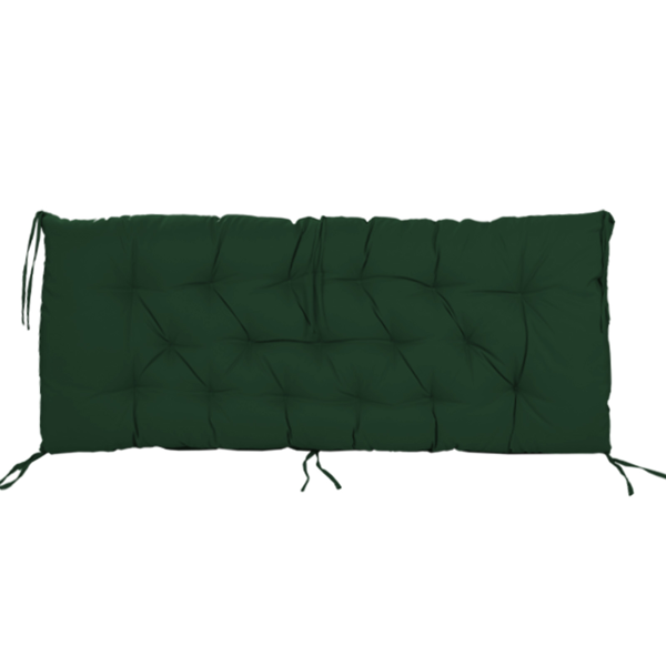 70-Inch Waterproof Porch Swing Cushion Replacement - Dark Green