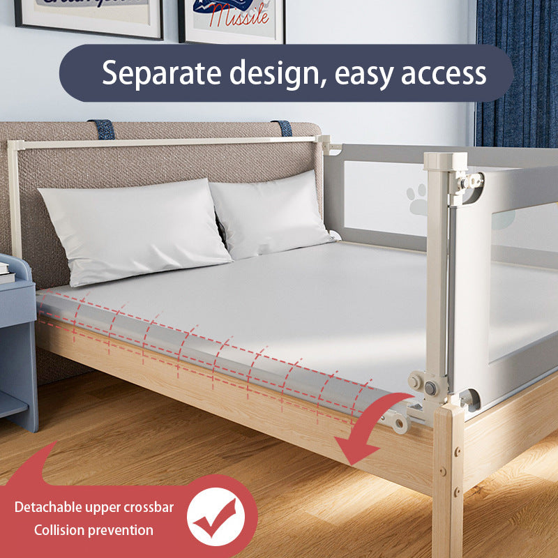 Drop-Resistant Baby and Toddler Bed Rail - Safety Guard for Cribs & Beds