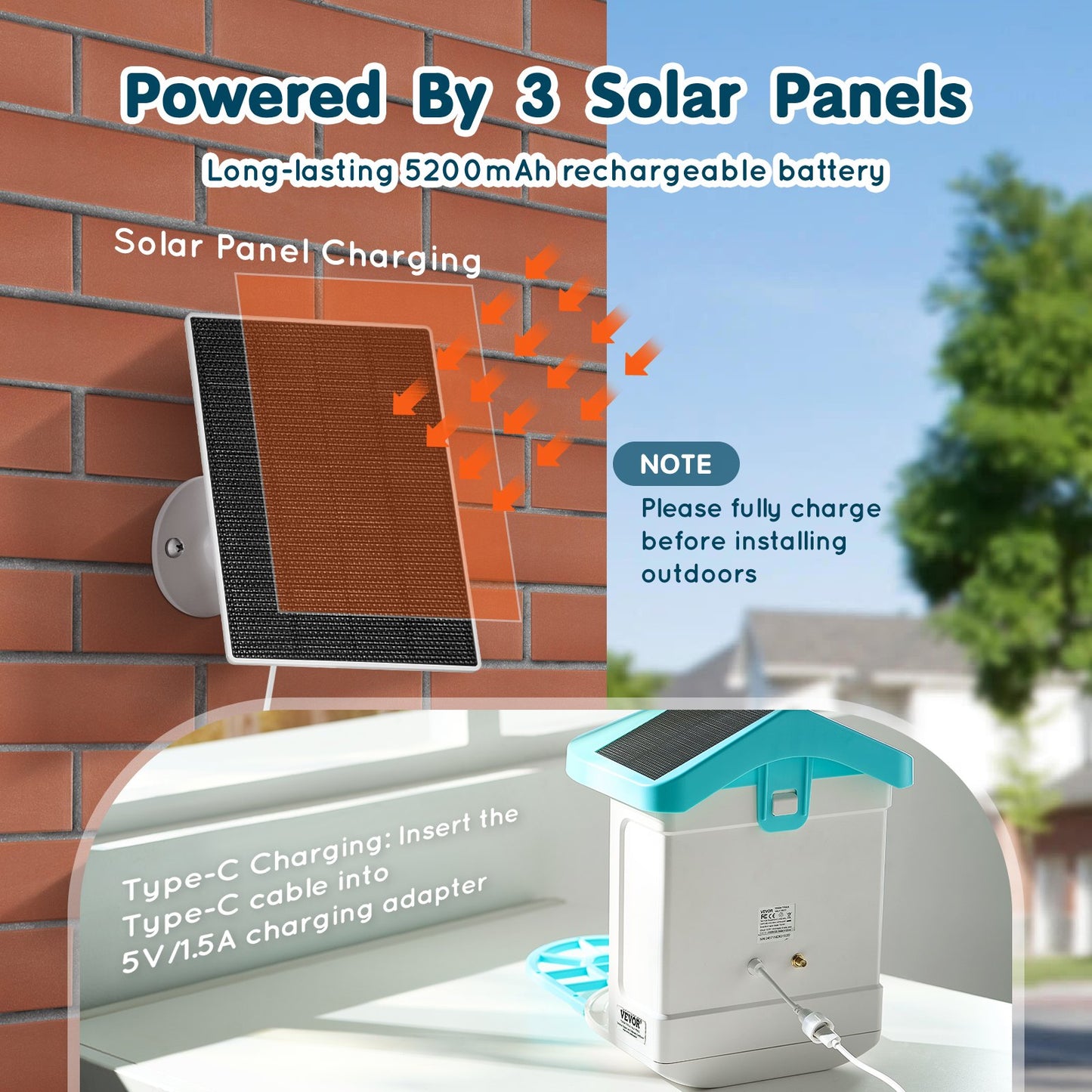 Smart Bird Feeder with Camera AI Identification 10,000+ Bird Species Solar Powered