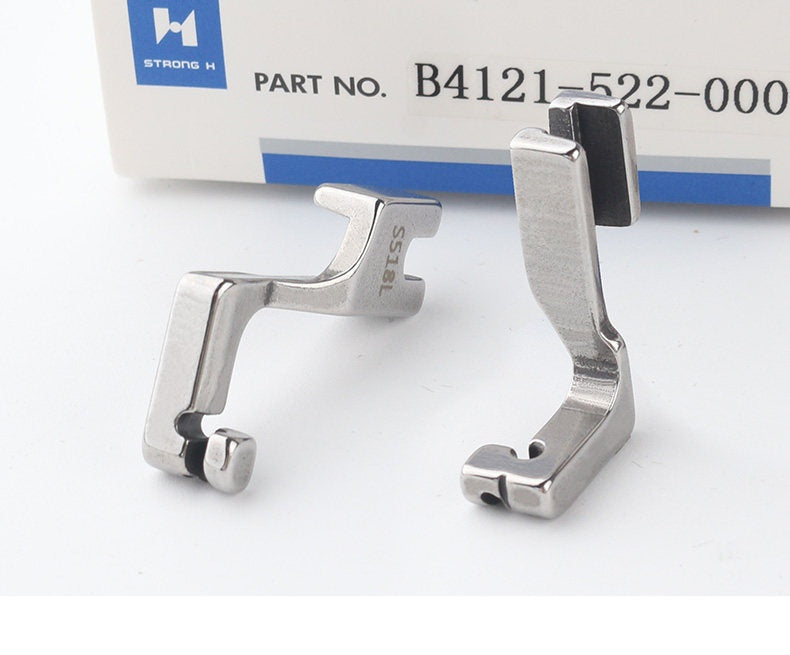 Industrial Sewing Machine Zipper Presser Foot for Invisible Zipper Installation