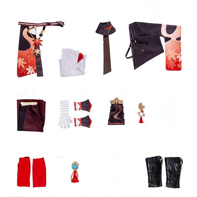 Anime Genshin Impact Cosplay Costume Set for Adults - Includes Clothing, Wigs & Accessories