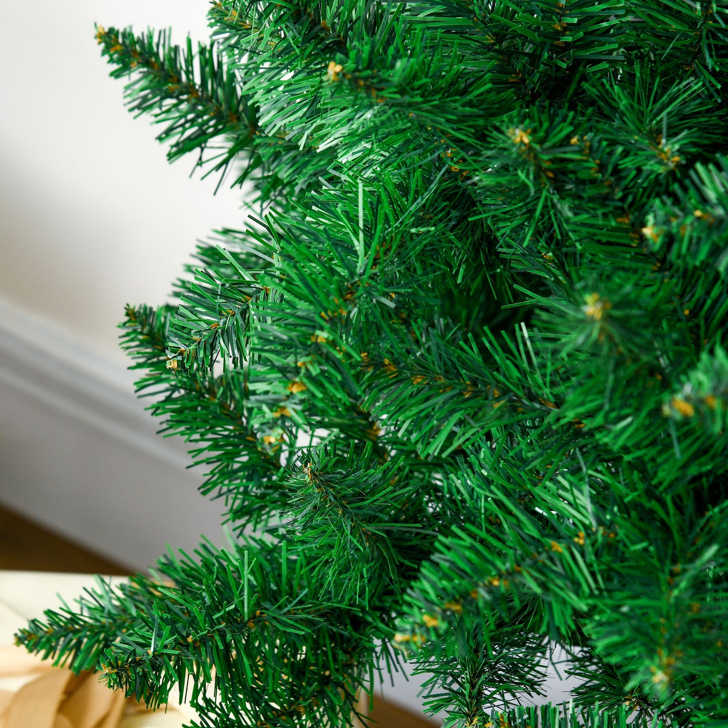 5ft Half Christmas Tree - Green, Auto Open Design