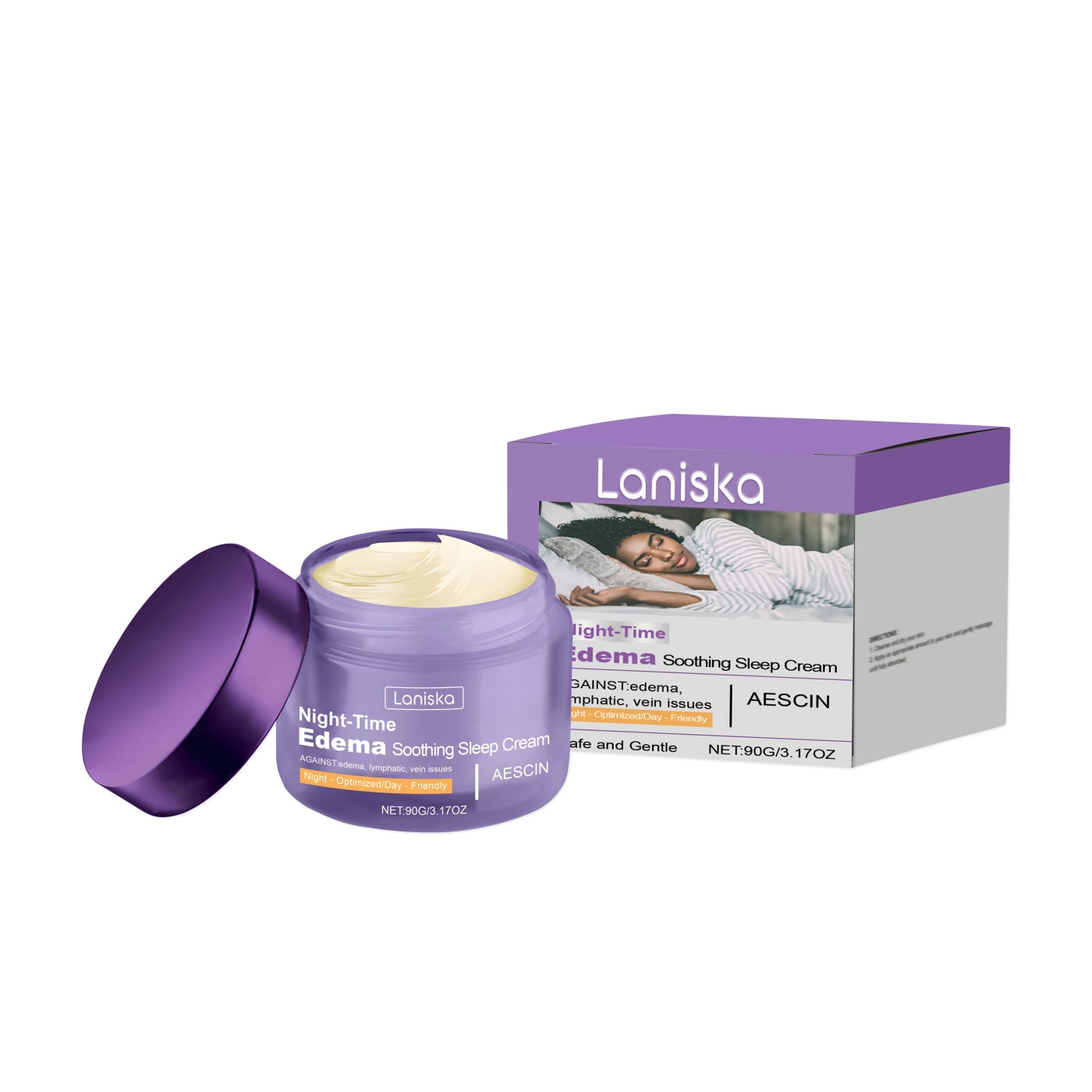 Evening Repair Cream - 90g Hydrating Skin Care for Face & Body