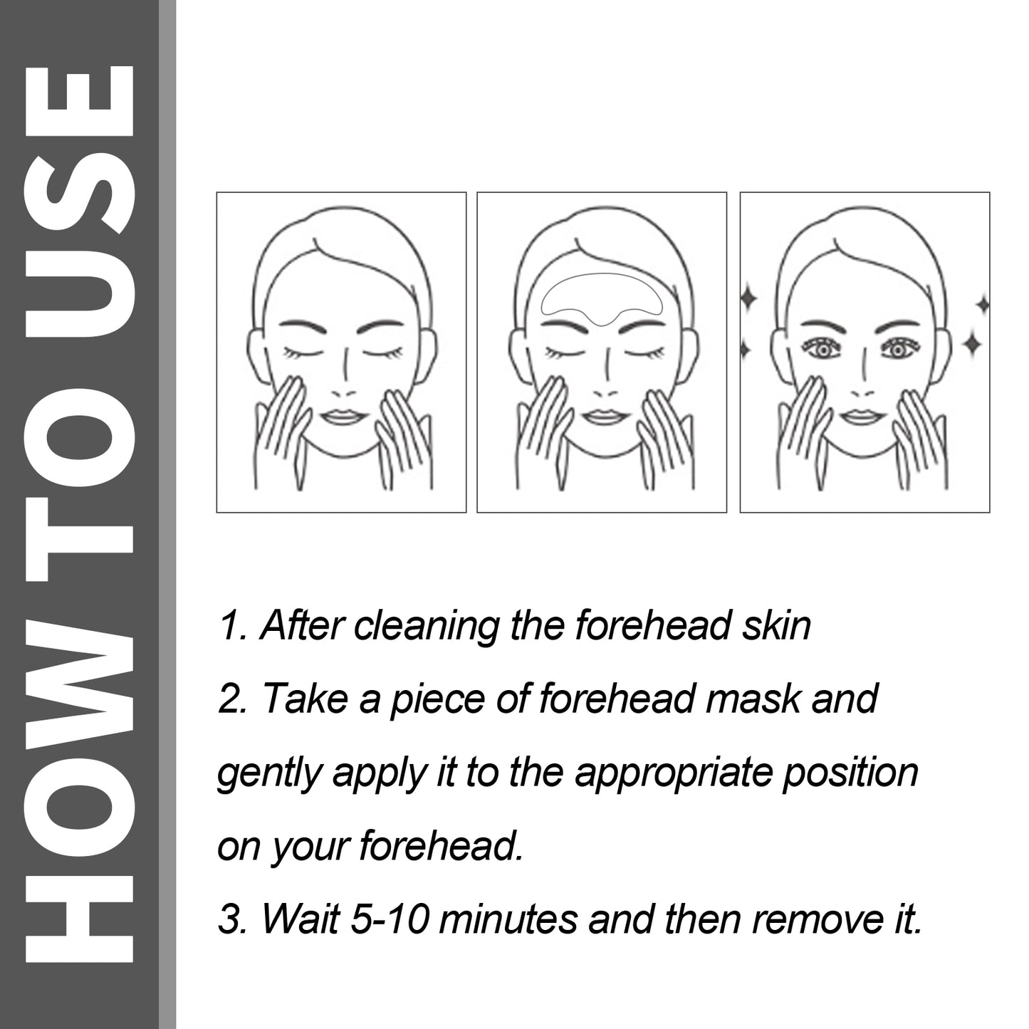 Forehead Wrinkle Mask - Collagen & Hyaluronic Acid Anti-Aging Patches - 10pcs