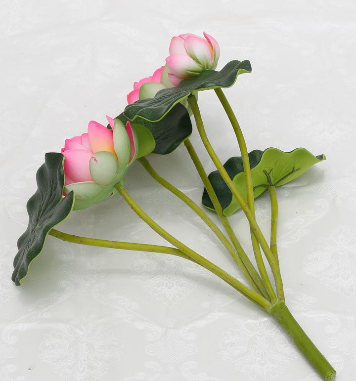 Artificial Lotus Water Lily Flower Decor - Small Silk Flower for Garden & Home