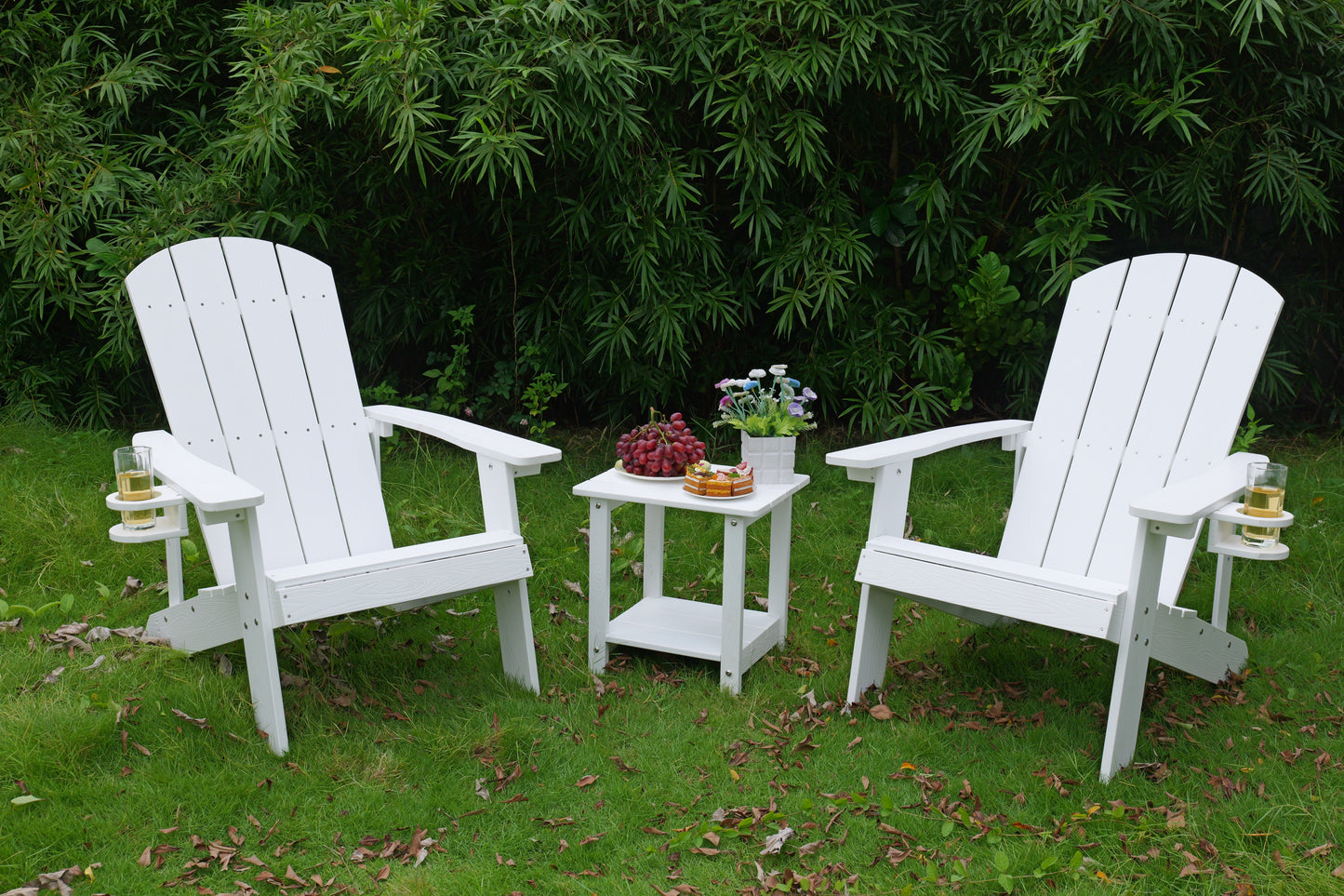 2-Piece All-Season Outdoor Lounge Chairs Perfect For Patio Chats &