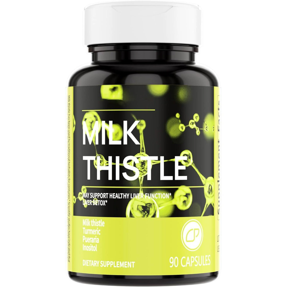 Milk Thistle Liver Support Capsules - 90 Count
