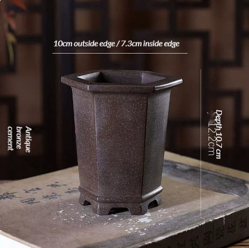 Yixing Clay Flower Pot for Coffee Table Use - Multiple Styles & Variations