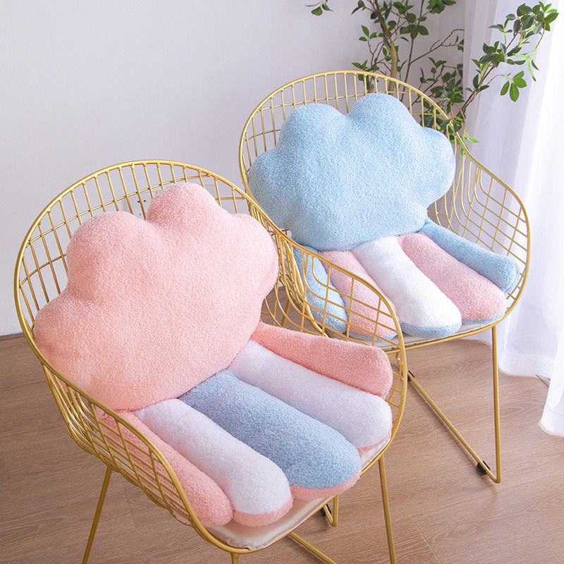 Office Long Sitting Waist Cushion - Comfortable Plush Support, 75x50cm