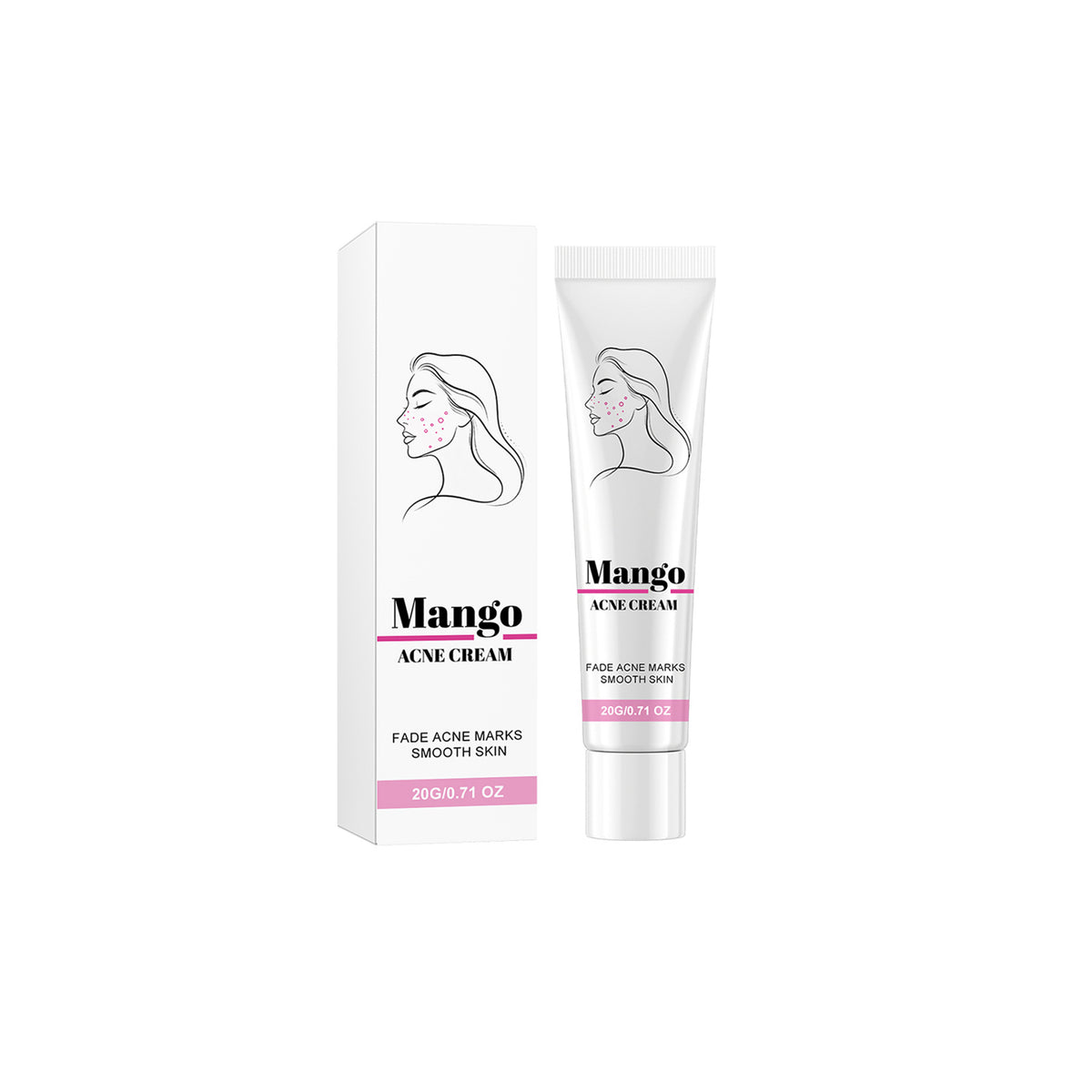 Acne Cream with Natural Extracts - 20g Face Skin Care Treatment