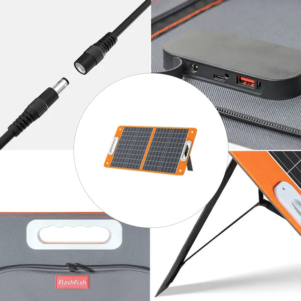 200W Power Station with 60W Solar Panel - 166Wh Backup Battery