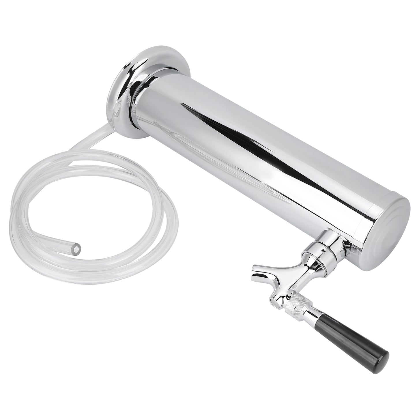 Stainless Steel Beer Tap Tower with Single Faucet Dispenser