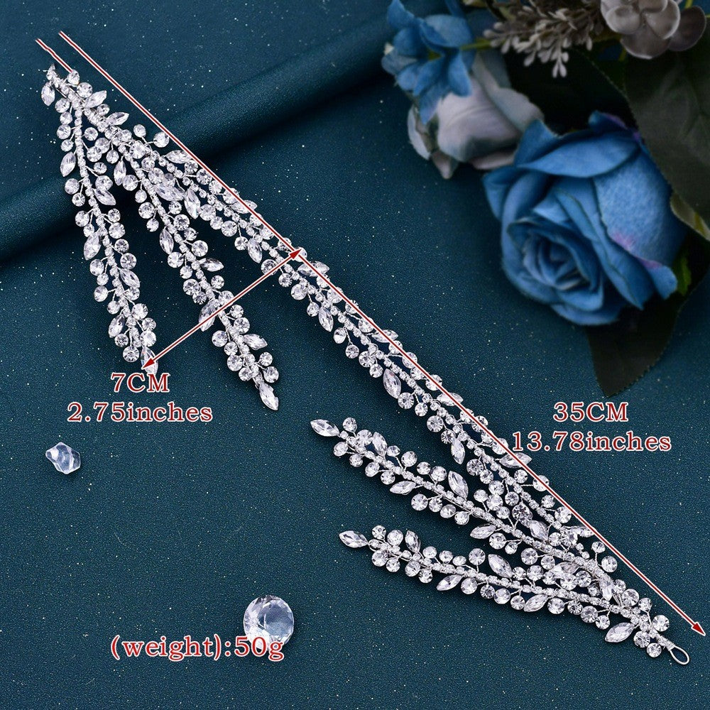 Rhinestone Headband - Handmade Performance Hair Accessory
