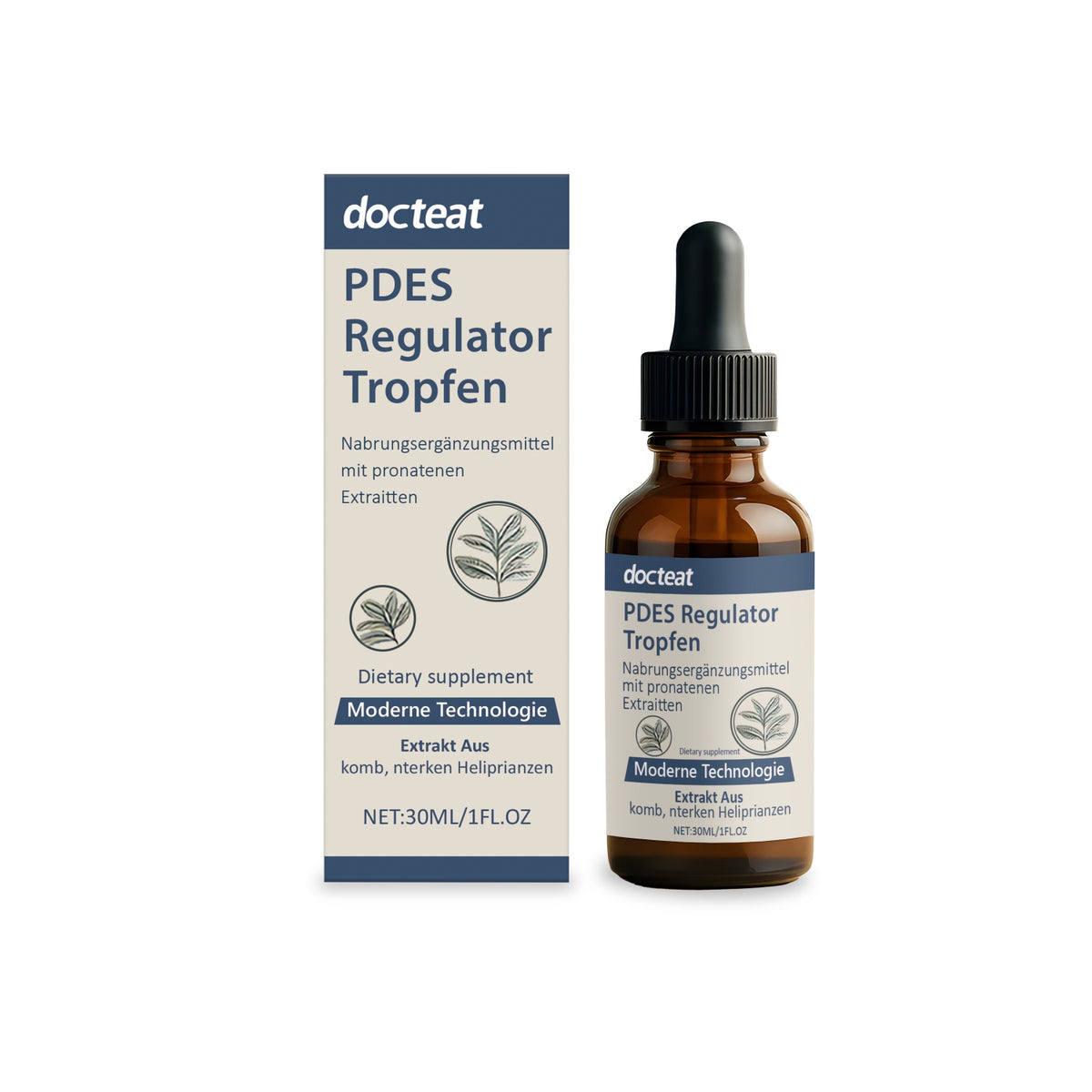 Male Health Support Drops - Natural Supplement for Men's Wellness 30ml
