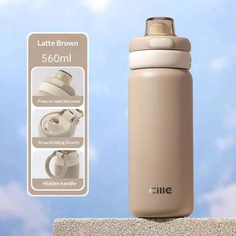 Insulated Stainless Steel Tumbler Cup for Kids & Students - Portable & Heat Retaining