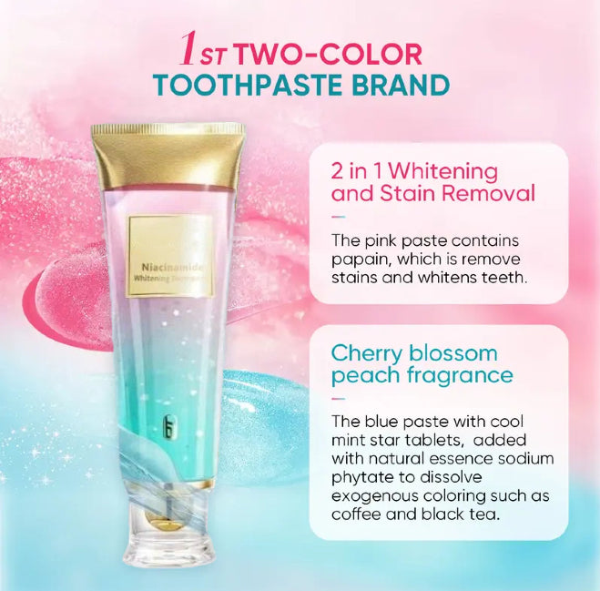 Niacinamide Whitening Toothpaste - Brightens Teeth & Freshens Breath