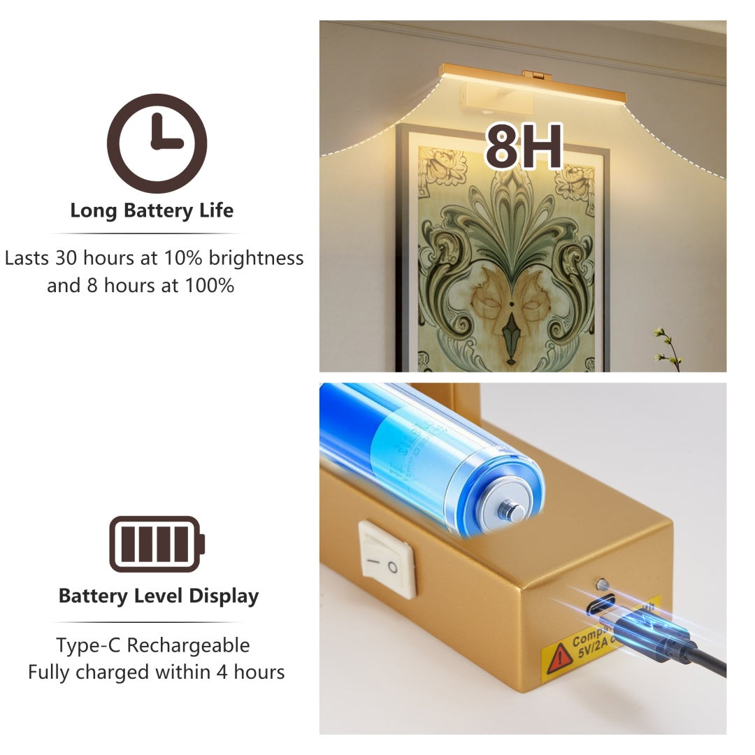 16-Inch Modern Dimmable LED Bathroom Vanity Light Fixture
