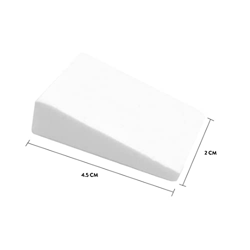 Artist's Choice 100 Pack Makeup Sponge Mini Applicator Wedges, Triangle Cosmetic Sponges for Foundation, Blush, Eye Shadow, Blending and Smoothing, Disposable, Latex Free