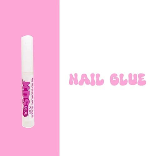 5 pcs KDS Nail Tip Glue - Adhesive Super Bond for Acrylic Nails Tips - 0.07 oz for Each Glue