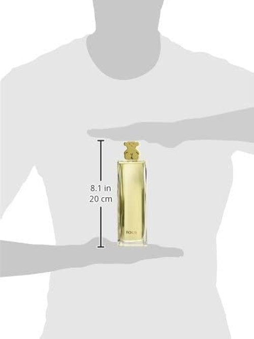 TOUS Eau De Parfum For Women, Long Lasting Floral Scent, Elegant Perfume With Notes of Neroli Petals, Rose, and Orange Blossom. For Daily Wear, 3 fl.oz.