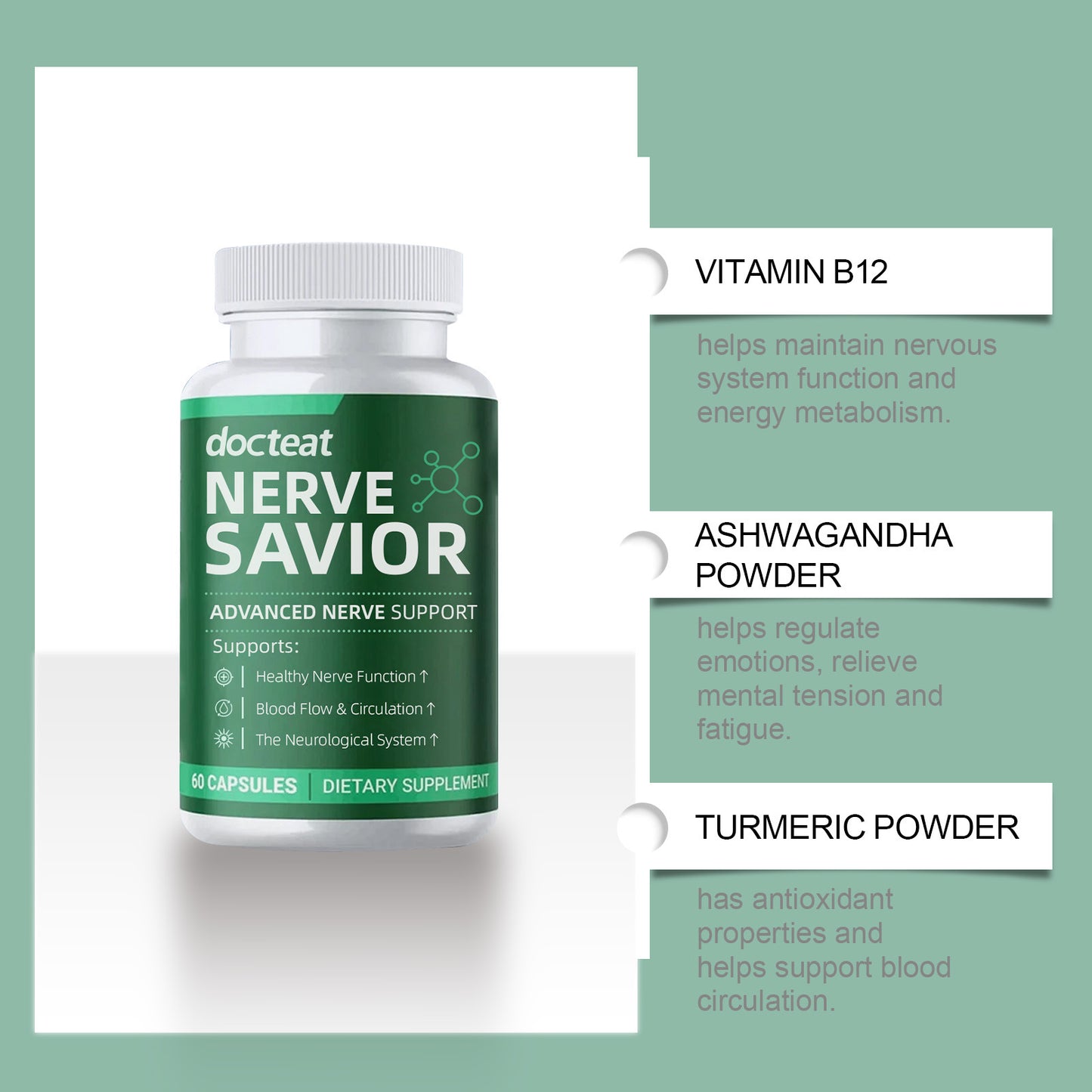 Body Care Capsules - Relieve Discomfort - 60 Capsules