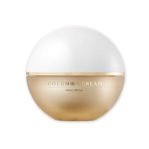 Goldmoon Cream - Neck Tightening Cream | Anti-Aging Neck Firming Cream for an Even Skin Tone | Niacinamide Neck Wrinkle Firming Cream | Korean Pocket Ball (50ml / 1.7 fl.oz.)
