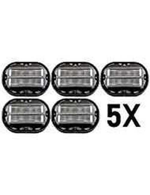 5x Classic Omnishaver - Black - The Fastest Way to Shave Head, Legs, Arms, Body|An Alternative to Disposable Shaving Razors, Self Cleans & Strops During Use with Durable Blade|Bald Head Shaver for Men