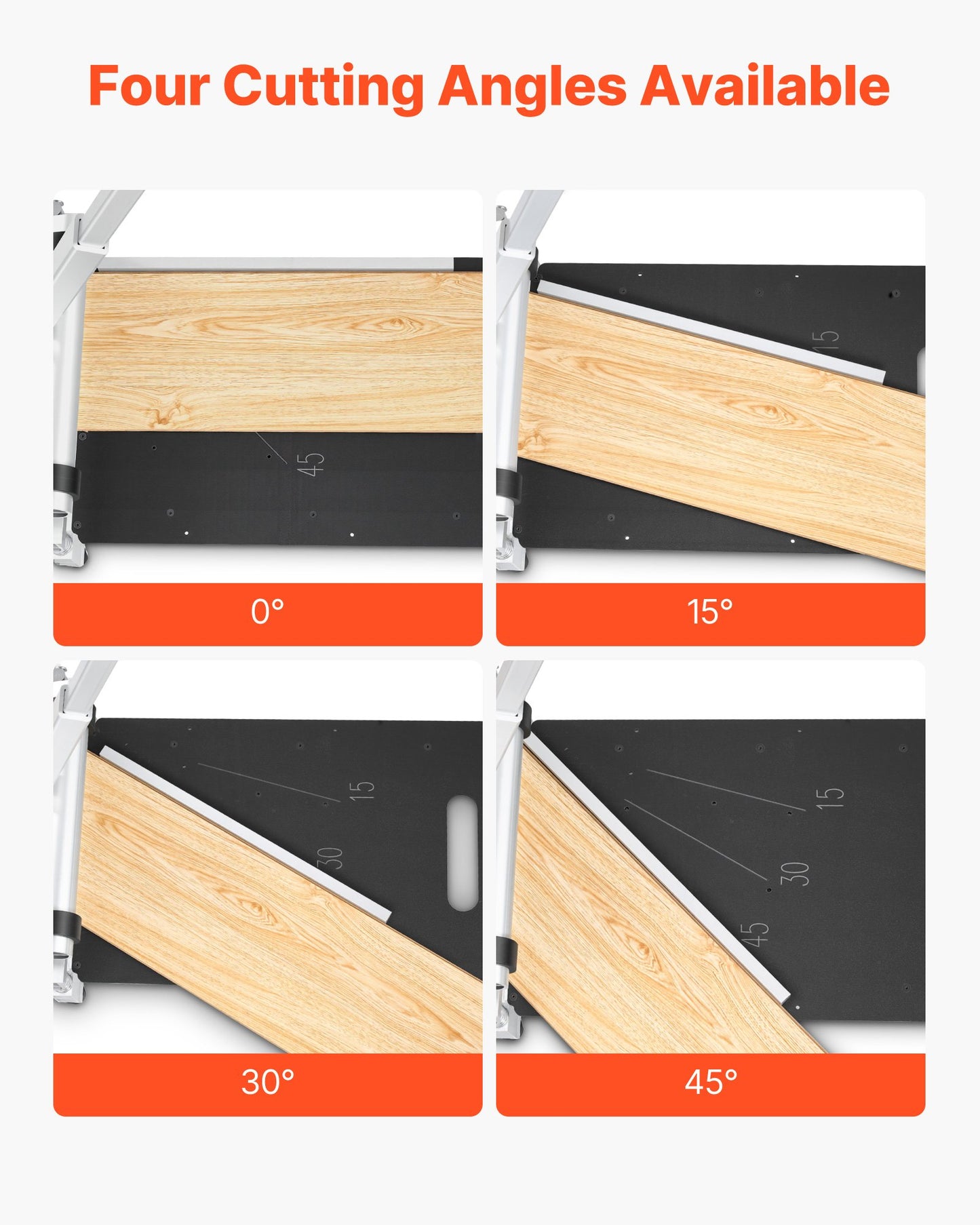 Vinyl Floor Cutter 13 Inch Laminate & Engineered Wood Cutting Tool - Adjustable Angles