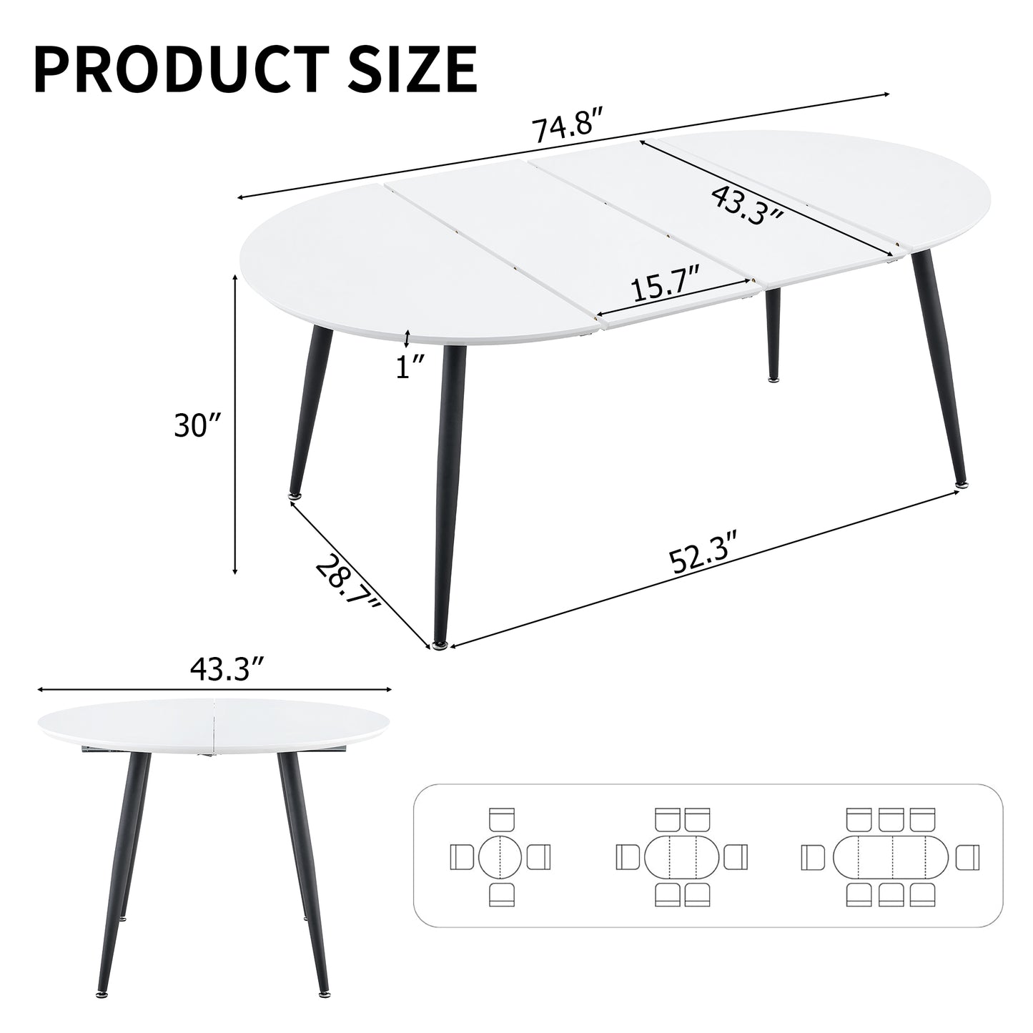 Using A Clever Telescopic Mechanism, This White Medium Density