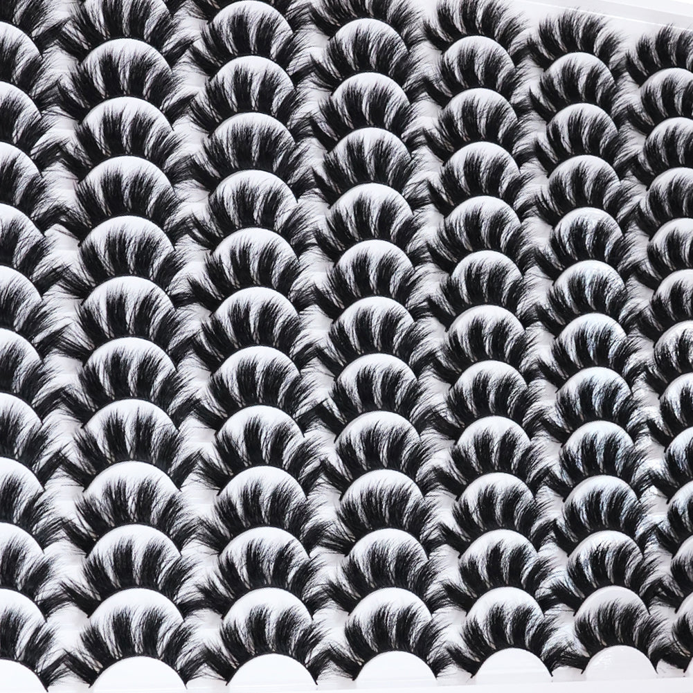 3D False Eyelashes - Multi-layered Realistic Soft & Comfortable Lashes
