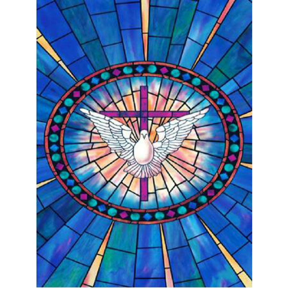 Diamond Painting Cross Stitch Kit - Square & Round Resin Diamonds for Home Decor
