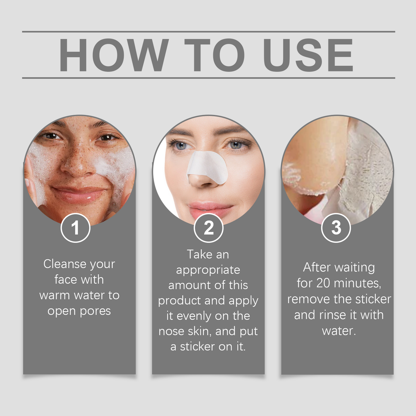 Blackhead Remover Nose Mask - Deep Pore Cleansing & Acne Treatment
