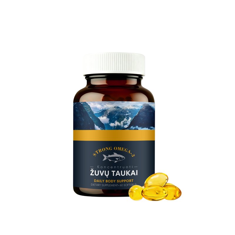 Fish Oil Soft Capsules - 60 Softgels