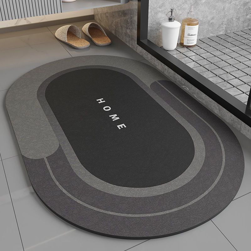 Modern Non-Slip Diatom Ooze Bathroom Floor Mat - Absorbent & Stylish