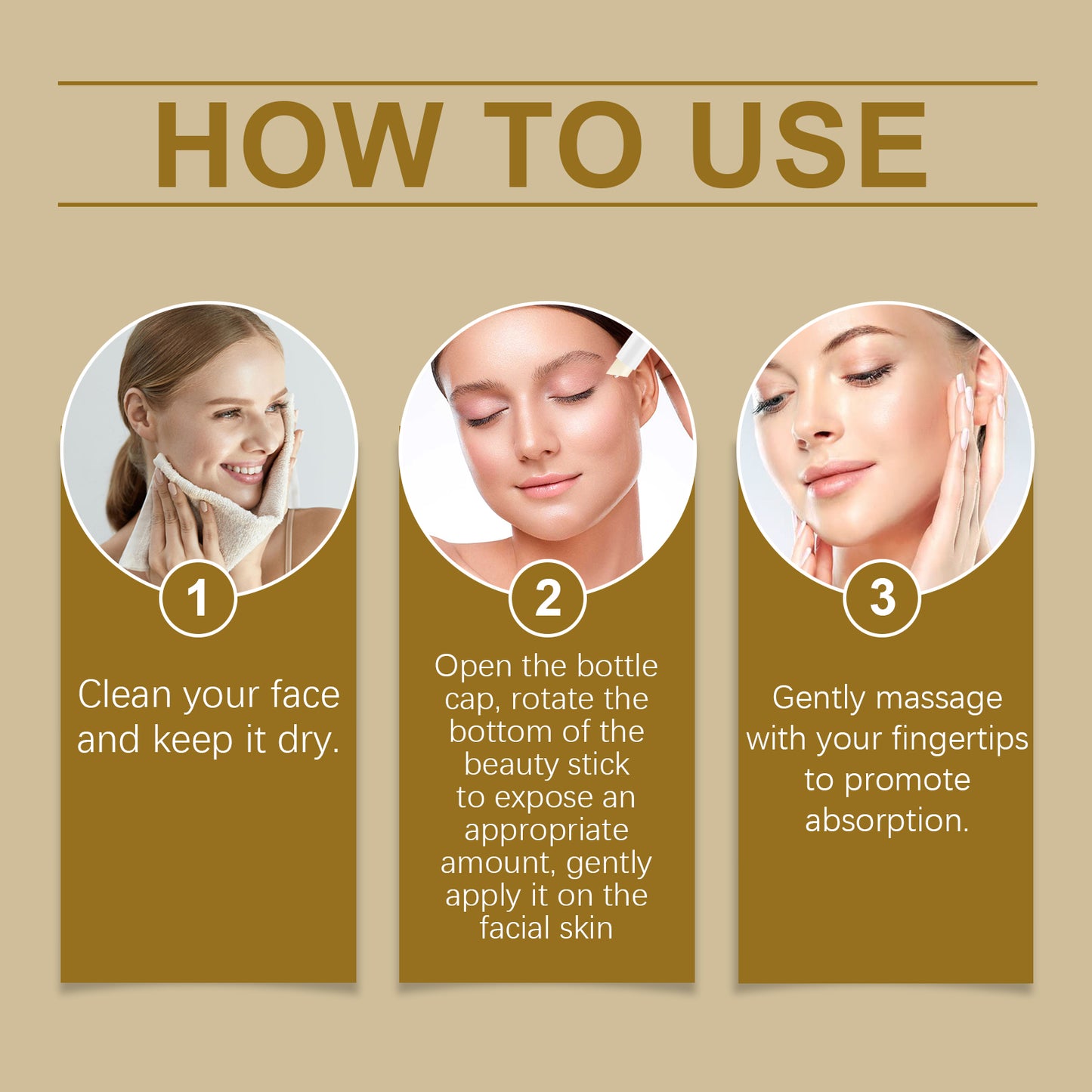 Turmeric and Retinol Moisturizing Beauty Stick - Brightening Skin Care