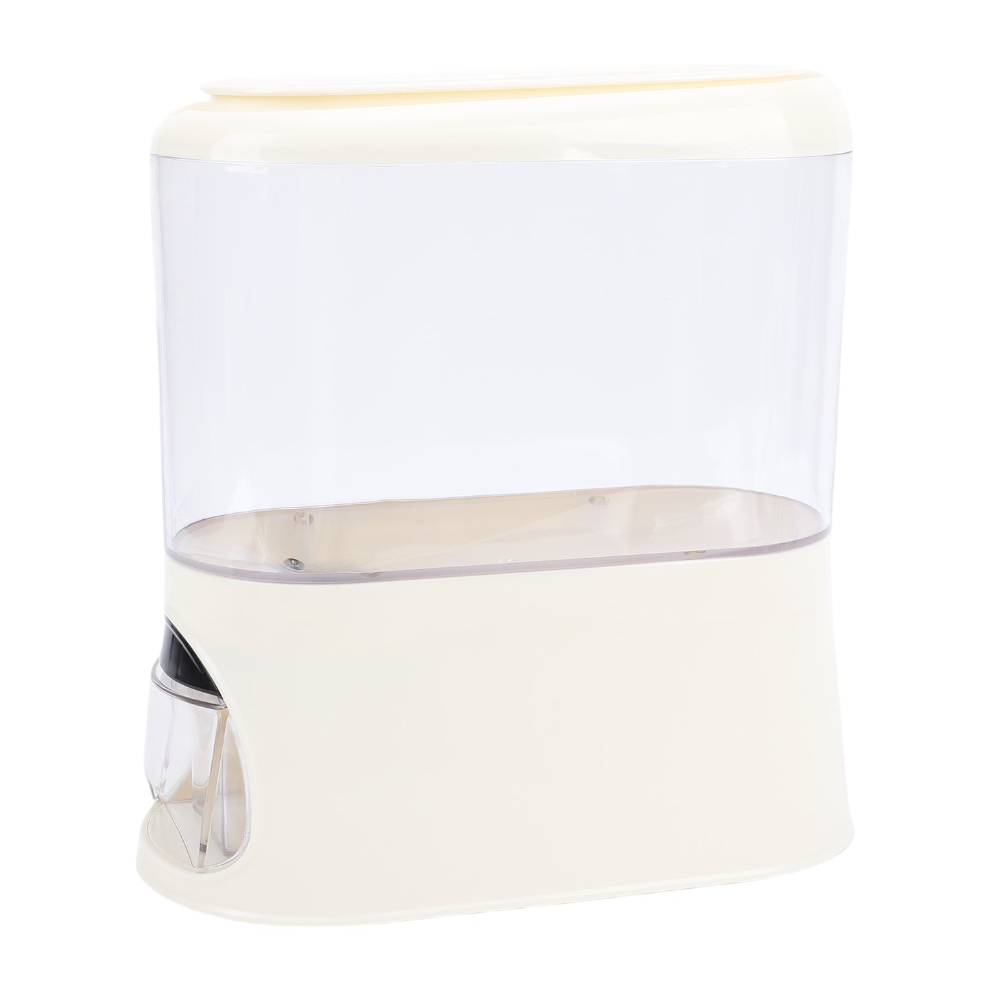 Rice Dispenser With Cup PP Sealed Clear Dry Food Storage Grain