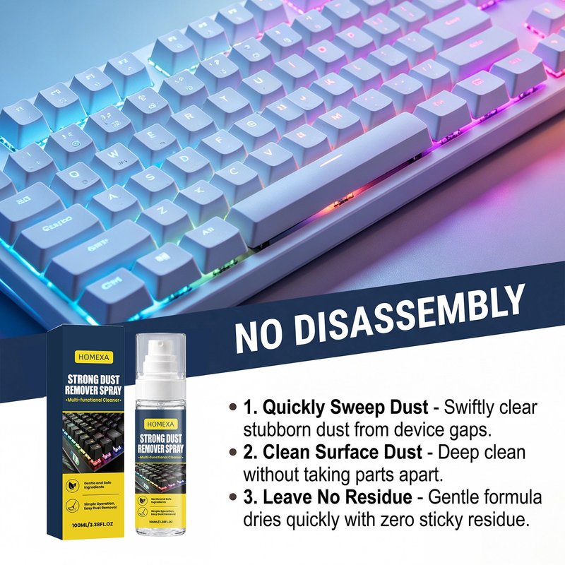 Dust-Removal Cleaning Spray for Computer Keyboard 100ml