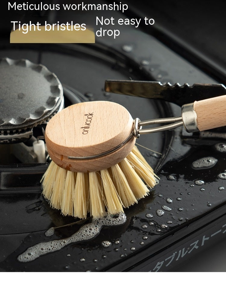 Long Handle Kitchen Dish Brush Replacement Head - Horse Hair & More