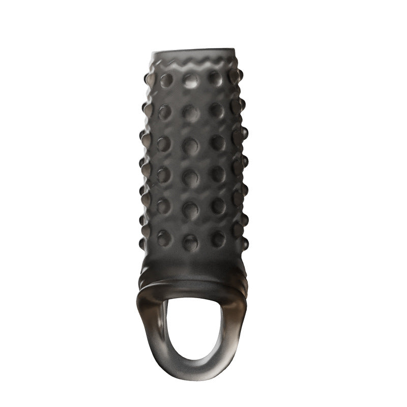 Male Condom Wearables Crystals - Long Thick Flexible Cover for Intimate Use