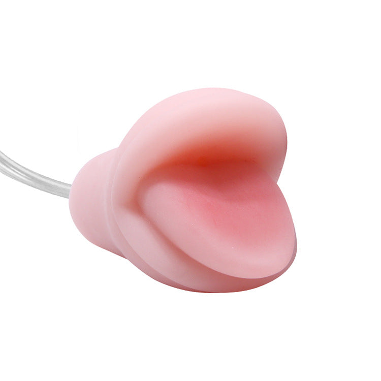 Men's Oral Sex Toy Flesh Color Personal Adult Wellness Device