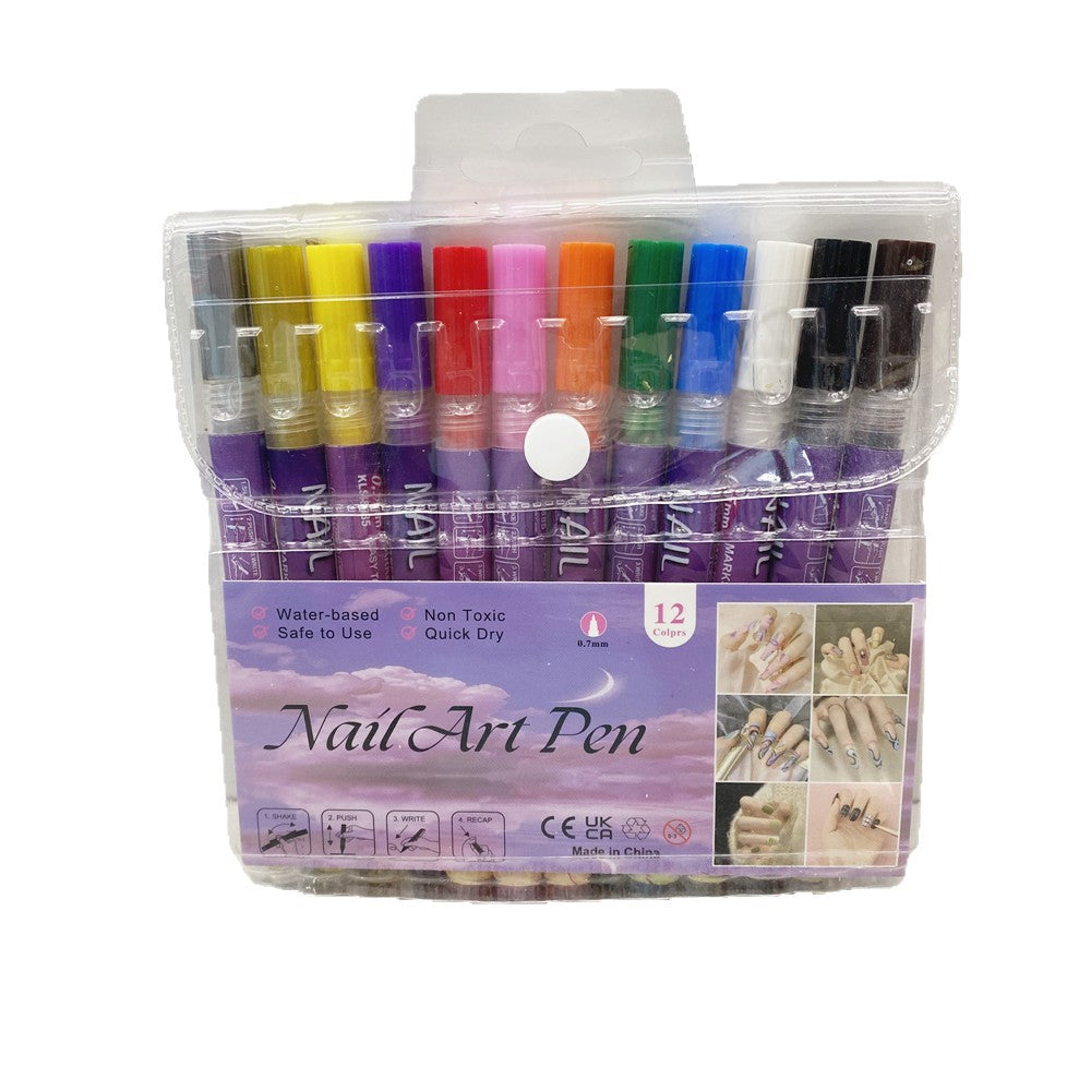 Waterproof Acrylic Marker Set for Drawing - 12 Colors Available
