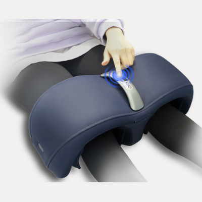 Air Pressure Knee Massager - Dark Blue with Heat & Vibration