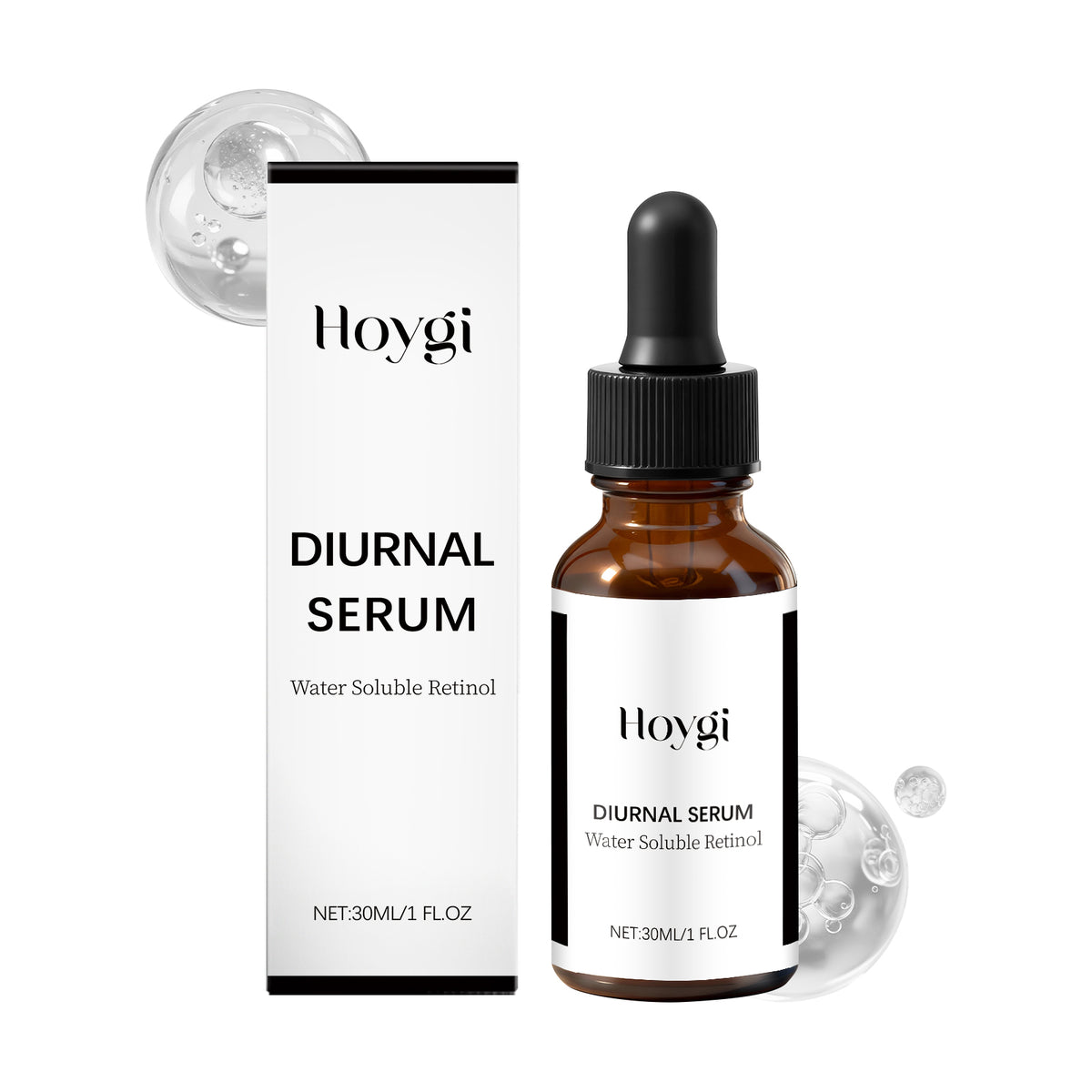 Nocturnal Serum for Skin Repair - Hydrating Face Treatment with Retinol, Glycerin & Mineral Oil
